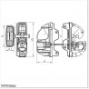 Viper Double Hooked Gravity Latch. Double Sided