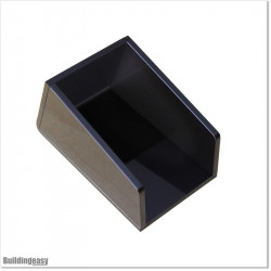 Small weather guard made out of transparent plastic. Can be used with keypads, switches, etc.