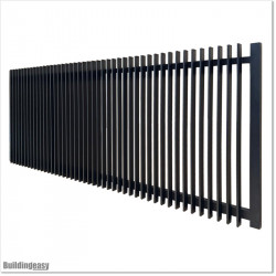Sliding Finn Gate 3.8MX1.8M Gate is 3.8M wide and gate height is 1.8M