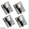 Aluminium Silver Pearl Colour Louver Gate 4.0M wide and  1.75M Height.