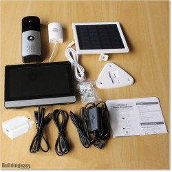 Video call to indoor monitor and smart phone. Open the gate from indoor monitor or smart phone