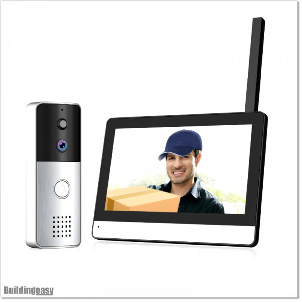 Video call to indoor monitor and smart phone. Open the gate from indoor monitor or smart phone