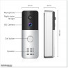 Video call to indoor monitor and smart phone. Open the gate from indoor monitor or smart phone