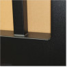 Pedestrian Tongue & Groove gate is 1.05M wide and gate height is 1.45M. Gate colour Matte Black (RAL9005)