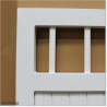 Pedestrian Tongue & Groove gate is 1.05M wide and gate height is 1.45M. Gate colour Pure White (RAL9010)