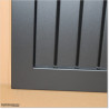 Pedestrian Tongue & Groove gate is 1.0Mm wide and gate height is 1.15M. Gate colour Matte Black (RAL9005)