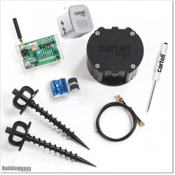 Cartell CW-SYS Wireless Driveway System with Sounder for Automatic Gate Openers