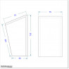 Small weather guard made out of transparent plastic. Can be used with keypads, switches, etc.
