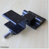 Strong aluminum alloy main structure powder coated in black, Stainless Steel threaded rod, Copper washers