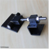 Strong aluminum alloy main structure powder coated in black, Stainless Steel threaded rod, Copper washers