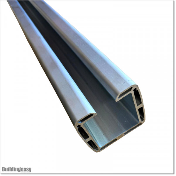 Track is 5.8M long. This track can be used with our 6 Wheel Roller Carriage.