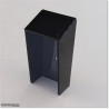 Keypad weather guard made out of transperent plastic.
