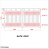 Very Light Aluminium Covered Double Swing Gate 3.1M Wide and 1.7M High.