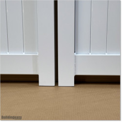 Aluminium Tongue and Groove Gate. Gate is 3.5M wide and gate height is 1.75M. Gate colour is Pure White (RAL9010)