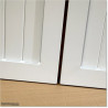 Aluminium Tongue and Groove Gate. Gate is 3.0M wide and gate height is 1.5M. Gate colour is Pure White (RAL9010)
