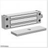 Heavy duty (500Kg) and IP67 waterproof electromagnetic lock can be used with 12V DC or 24V DC power supply