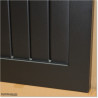 Gate is 4.8M wide and gate height is 1.75. Gate fits 4.5M post gap. Gate colour Matte Black (RAL9005)