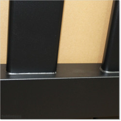 Gate is 3.825M wide and gate height is 1.75. Gate fits 3.5M post gap. Gate colour Matte Black (RAL9005)