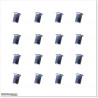 Large Flange Head M6 Aluminium Rivet Nut 16 pieces