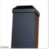 Aluminium Post 100 X 100 and 4.0mm wall thickness. Colour is Matte Black and comes with matching post cap.