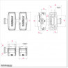 Magnetic Side Pull Gate Latch is versatile design for easy installation