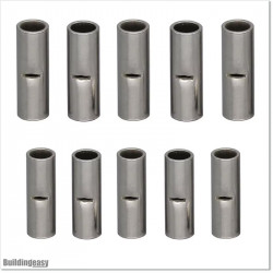 3.3mm Tin plated Copper Wire Cable Connection Crimp Sleeve Tubular Ferrule