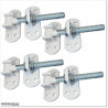Aluminium Tongue and Groove Gate. Gate is 3.0M wide and gate height is 1.75M.