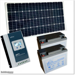 170W Solar Power System for Automatic Gate Openers With Battery Box.