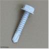 Self-tapping screws are powder coated in white colour. Size M6 X 25mm