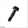 Self-tapping screws are powder coated in black colour. Size M6 X 25mm