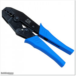 Adjustable crimping tool for 0.5 to 6mm terminals