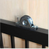 Aluminium 8.4M Wide Black Sliding Gate 1.7M High With Automatic Systems.