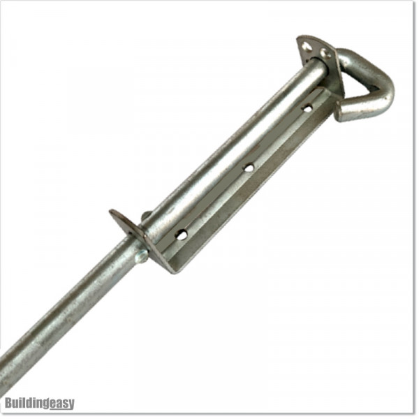 Drop Bolt  is used on Swing Gates. Drop Bolt is lockable with a padlock.