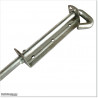 Drop Bolt For Swing Gates 600MM Long. Drop Bolt stem is 16mm diameter and lockable with a padlock