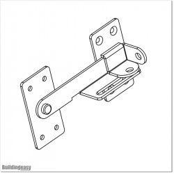 This gate latch can be used with any Double Swing gate or Pedestrian gate.