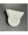 White Colour Sliding Gate Wheel With Bearings in U Groove.