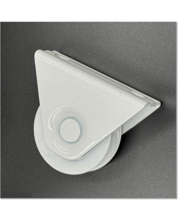 White Colour Sliding Gate Wheel With Bearings in U Groove.