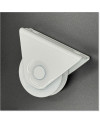 White Colour Sliding Gate Wheel With Bearings in U Groove.