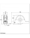 U Profile Sliding Gate  Wheel Can Fits With low Clearance From The Ground