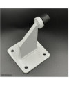 End Stopper For Stop at Opening Pointwith Mounting Plate In White Colour.