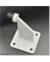 End Stopper For Stop at Opening Pointwith Mounting Plate In White Colour.