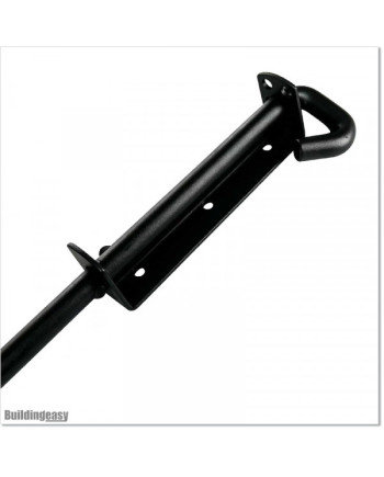 Little gap between the gate and post is possible with this hinge. Distance between post and frame of the gate is 5 to 100mm