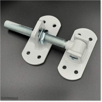 Little gap between the gate and post is possible with this hinge. Distance between post and frame of the gate is 5 to 100mm